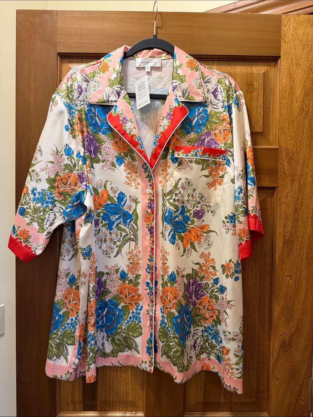 Floral Button-Up Shirt - Multicolor